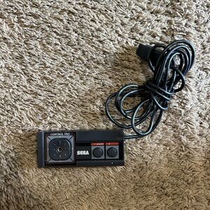 Vintage SEGA Master Control stick “triple black” 80s